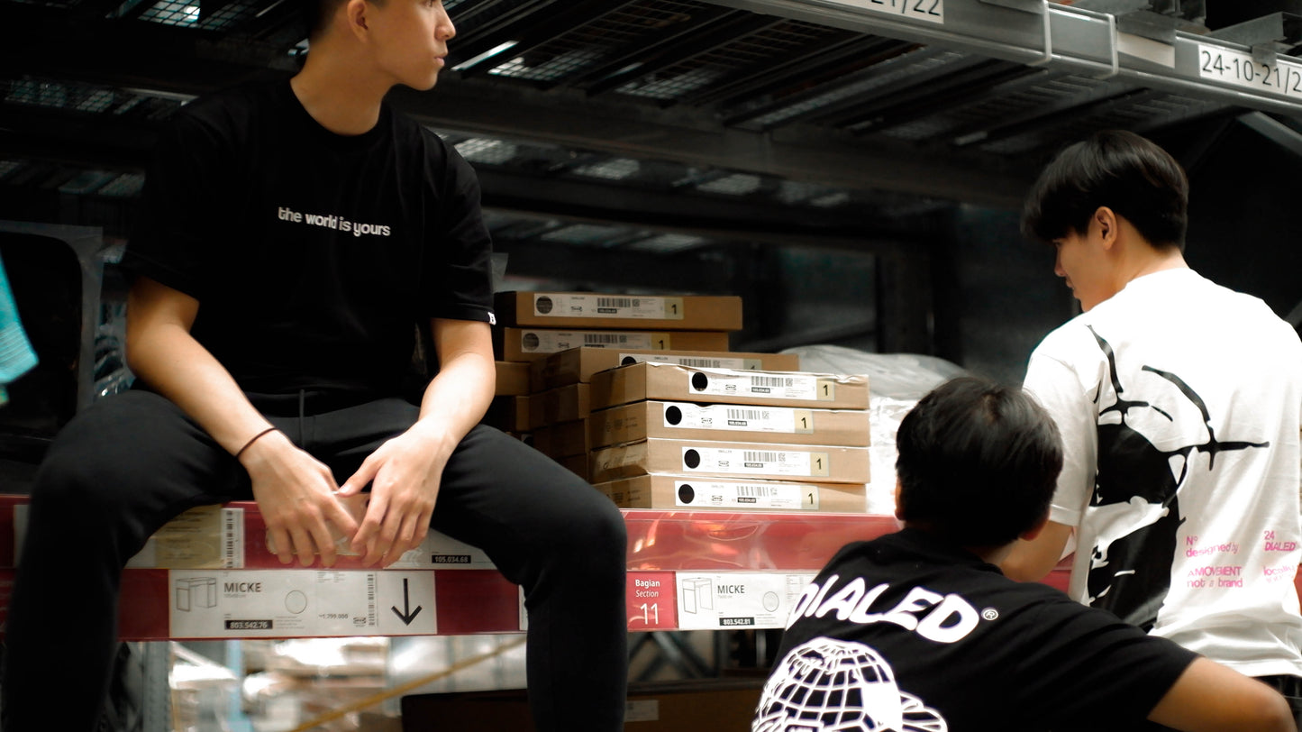 Dialed White Tee (A MOVEMENT NOT A BRAND)