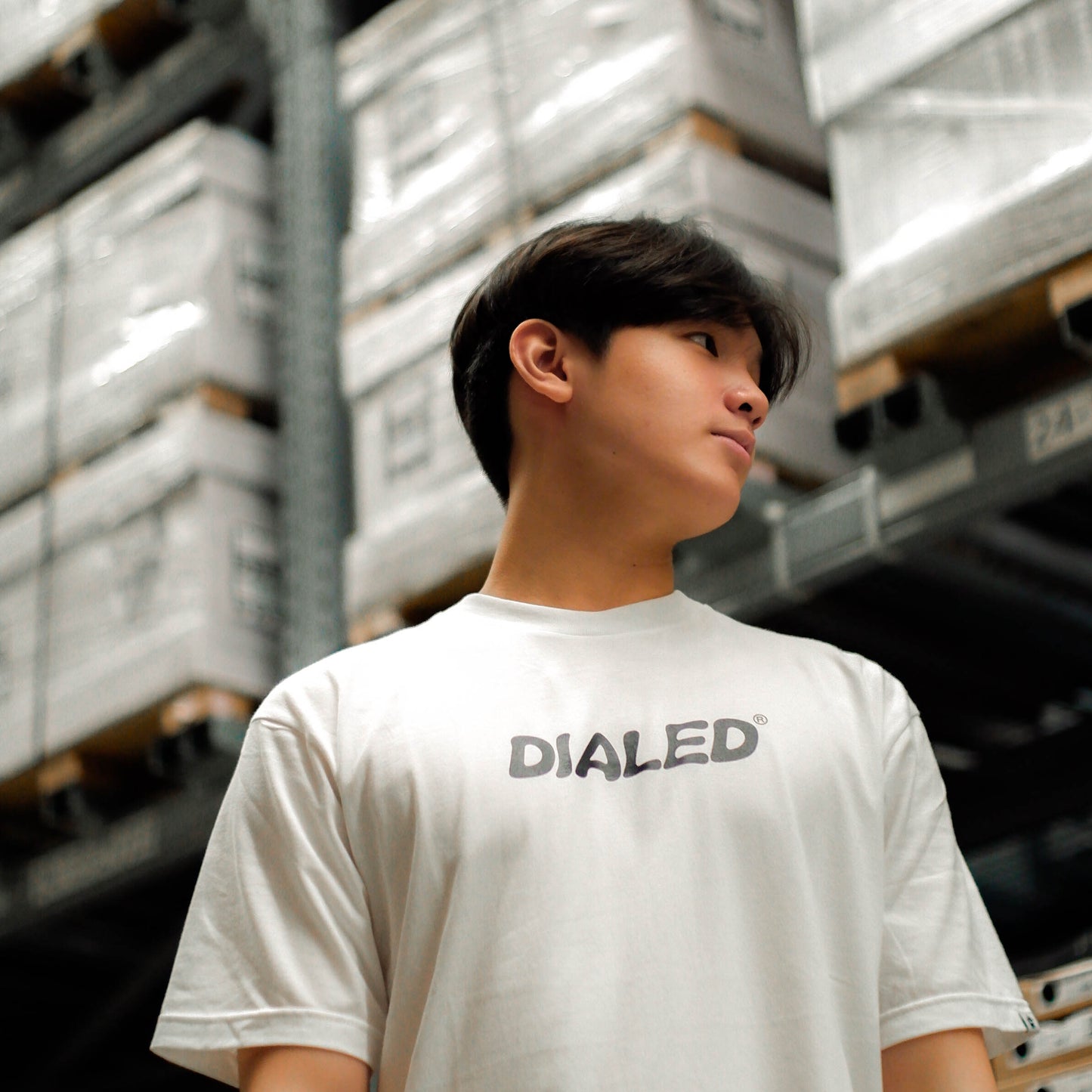 Dialed White Tee (A MOVEMENT NOT A BRAND)